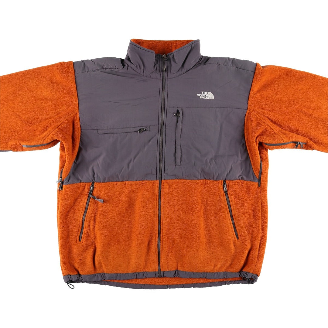 The North Face Denali Jacket, Nylon and Fleece, Men's XXL polyester orange type Vintage Second Hand