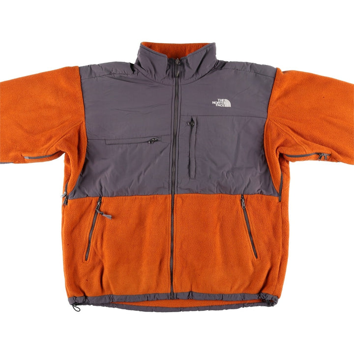 The North Face Denali Jacket, Nylon and Fleece, Men's XXL polyester orange type Vintage Second Hand