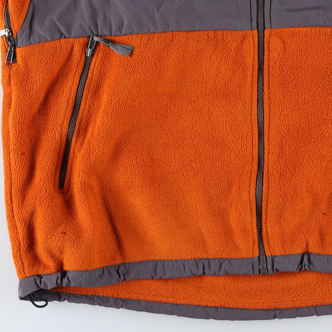 The North Face Denali Jacket, Nylon and Fleece, Men's XXL polyester orange type Vintage Second Hand