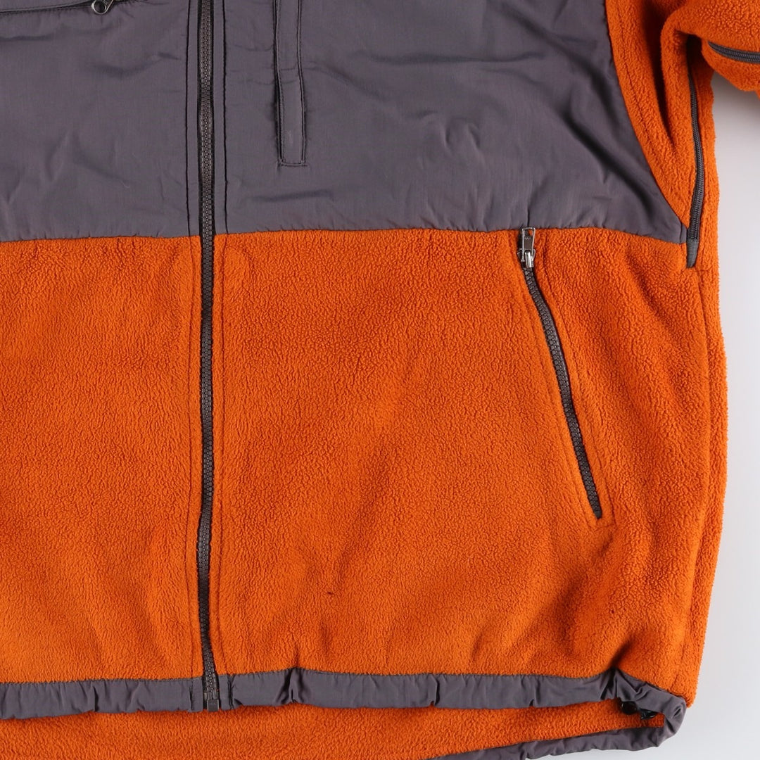 The North Face Denali Jacket, Nylon and Fleece, Men's XXL polyester orange type Vintage Second Hand