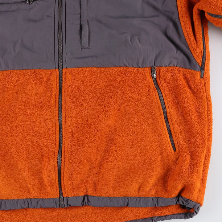 The North Face Denali Jacket, Nylon and Fleece, Men's XXL polyester orange type Vintage Second Hand