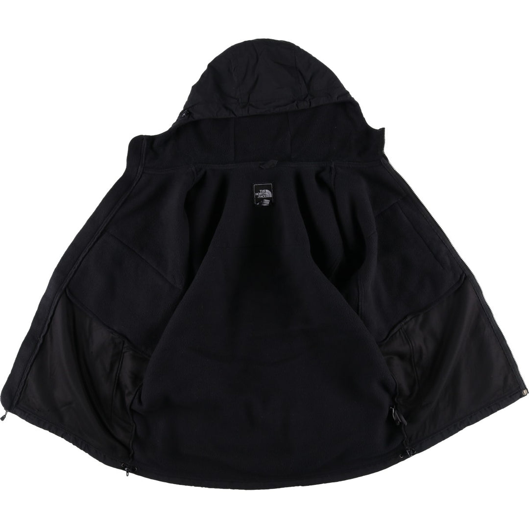 The North Face Denali Hoodie, Nylon and Fleece Parka, Men's Size L recycled polyester black type Vintage Second Hand