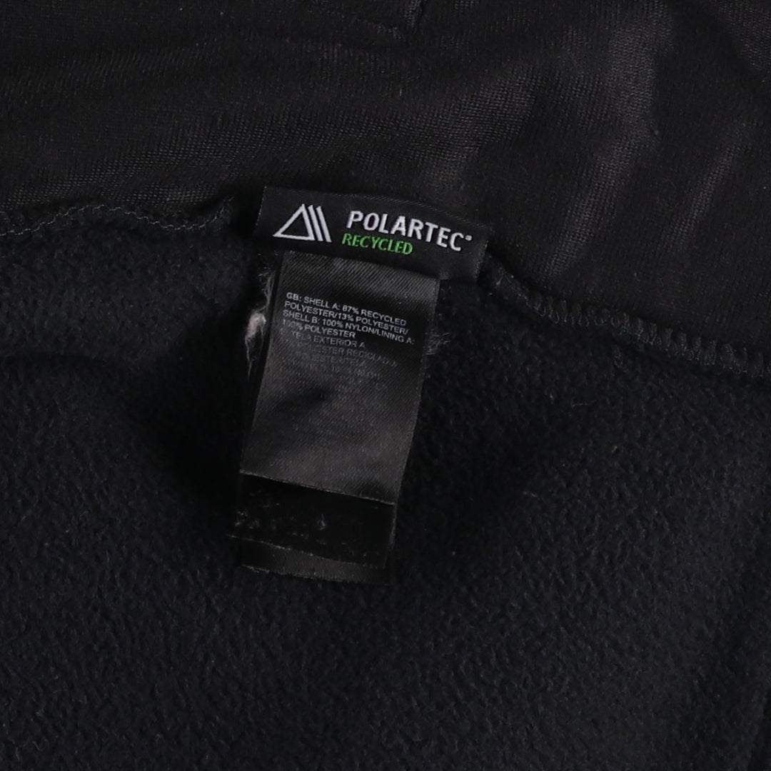 The North Face Denali Hoodie, Nylon and Fleece Parka, Men's Size L recycled polyester black type Vintage Second Hand