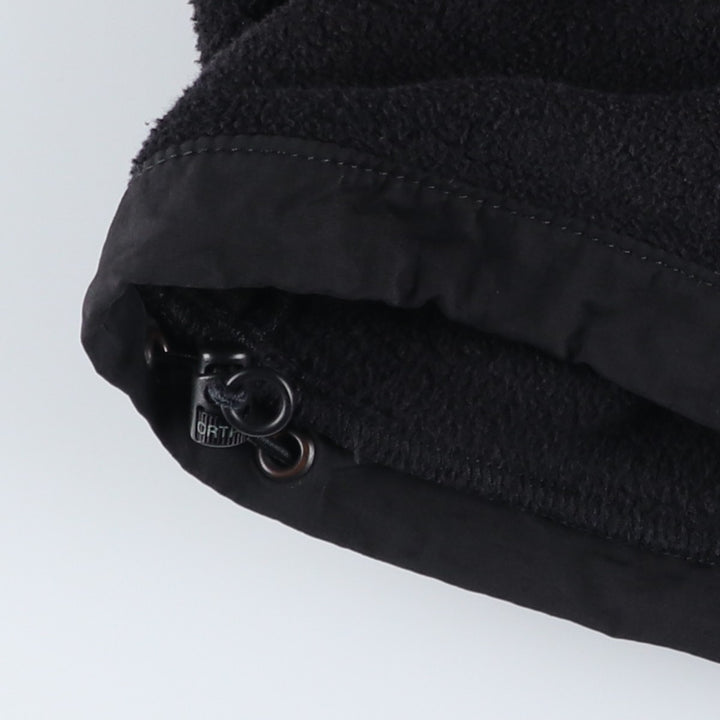 The North Face Denali Hoodie, Nylon and Fleece Parka, Men's Size L recycled polyester black type Vintage Second Hand