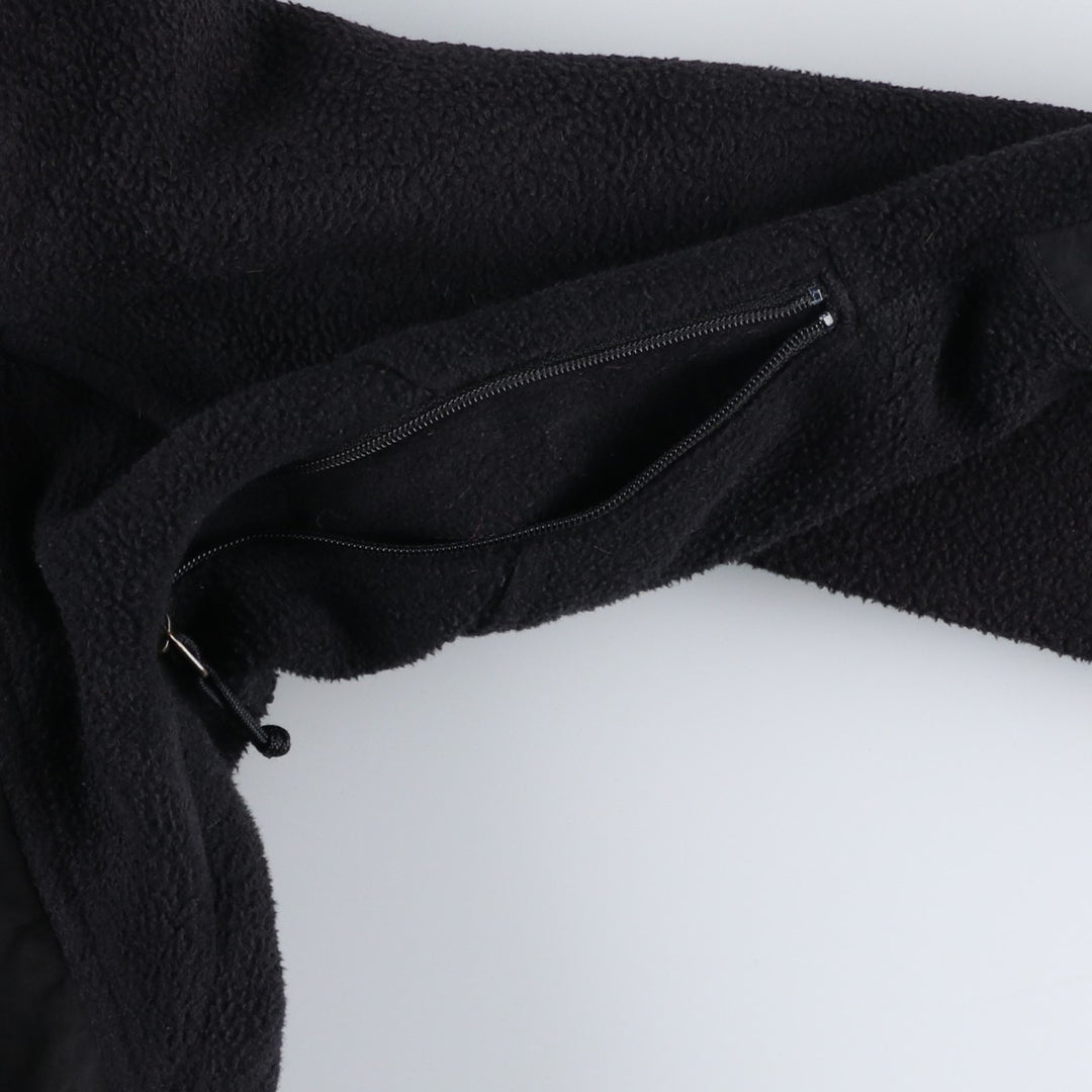 The North Face Denali Hoodie, Nylon and Fleece Parka, Men's Size L recycled polyester black type Vintage Second Hand