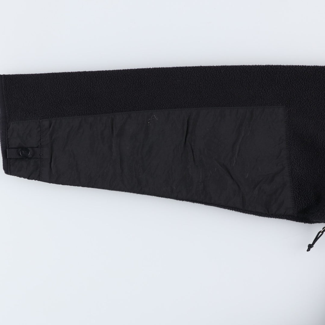 The North Face Denali Hoodie, Nylon and Fleece Parka, Men's Size L recycled polyester black type Vintage Second Hand