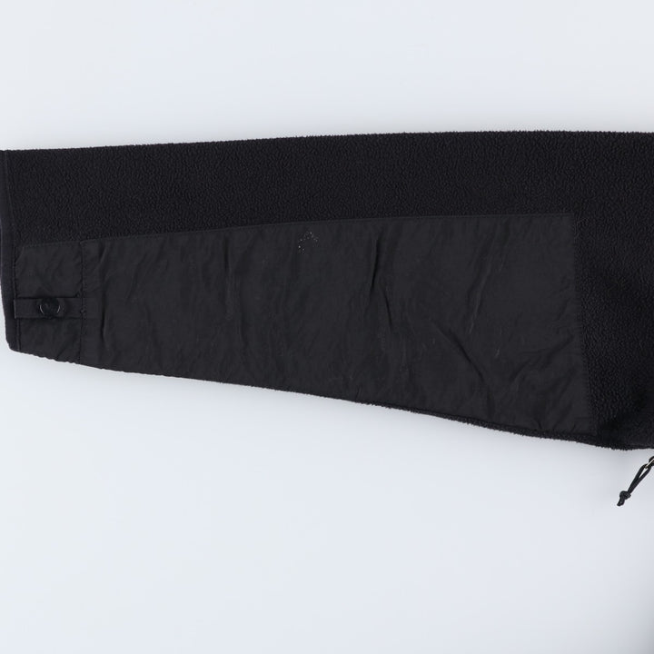 The North Face Denali Hoodie, Nylon and Fleece Parka, Men's Size L recycled polyester black type Vintage Second Hand