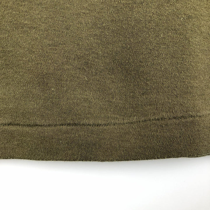 STANFIELDS Solid Pocket Long Sleeve T-Shirt, Made in Canada, Men's Size Medium cotton Khaki type Vintage Second Hand