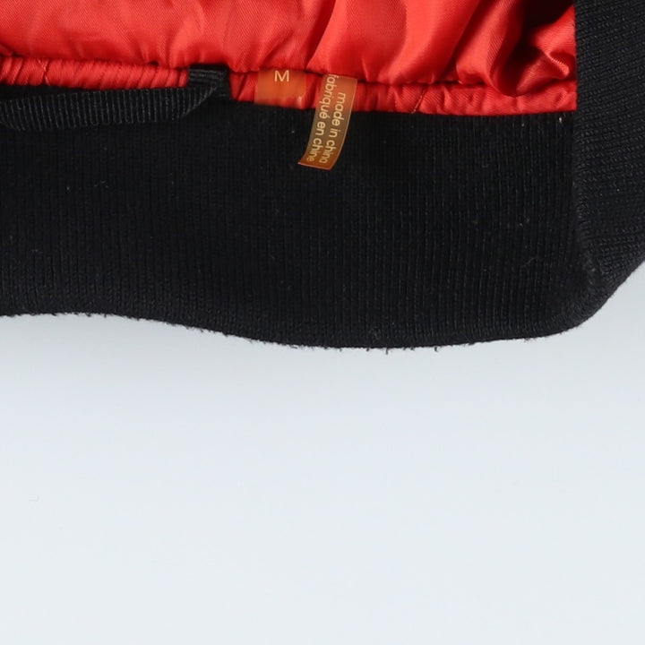 2000s~ Calvin Klein MA-1 style padded puffer jacket, men's size M Nylon black type Vintage Second Hand