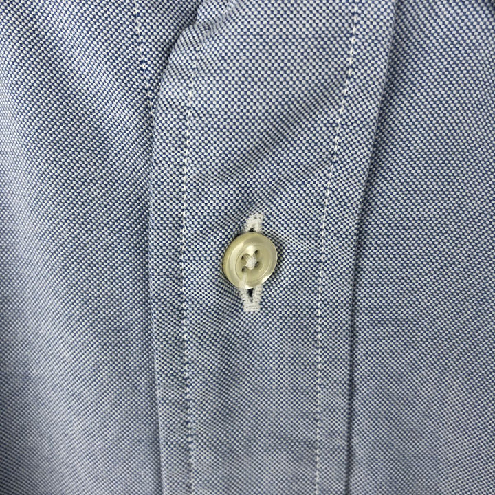 1980s-1990'S Brooks Brothers Est. 1818 Makers and Merchants long-sleeved button-down shirt, Made in USA, Men's size L Supima Cotton Blue type light blue Vintage Second Hand