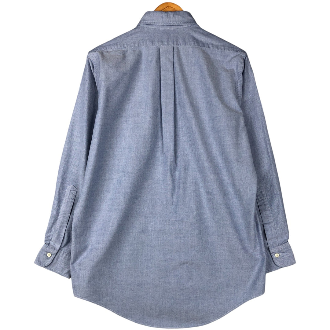 80s-90'S Brooks Brothers Est.1818 Long Sleeve Button Down Shirt Made in USA Men's M Vintage Supima Cotton Blue type light blue Vintage Second Hand