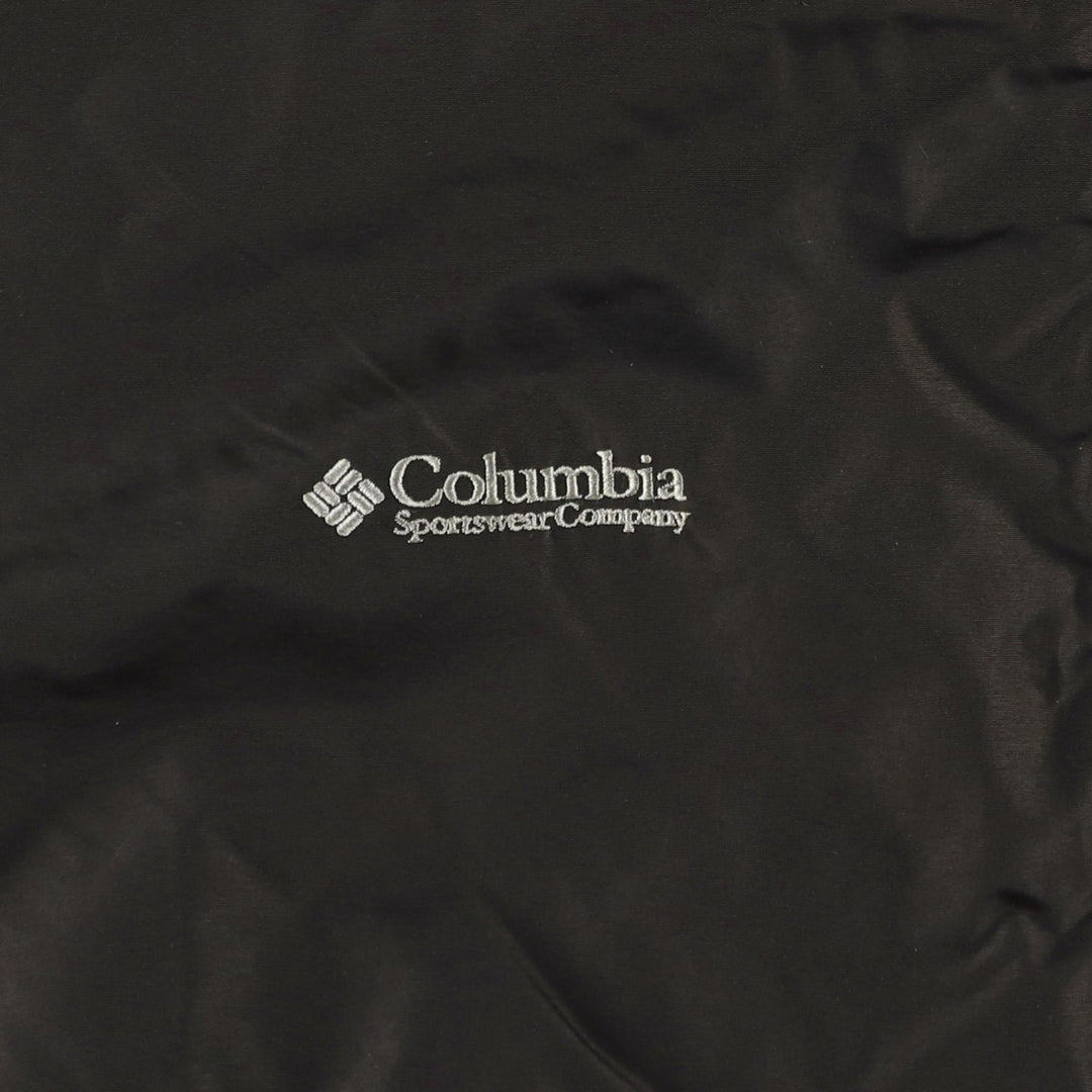 90s-00'S Columbia Men's Padded Puffer Jacket, Size L Nylon black type Vintage Second Hand