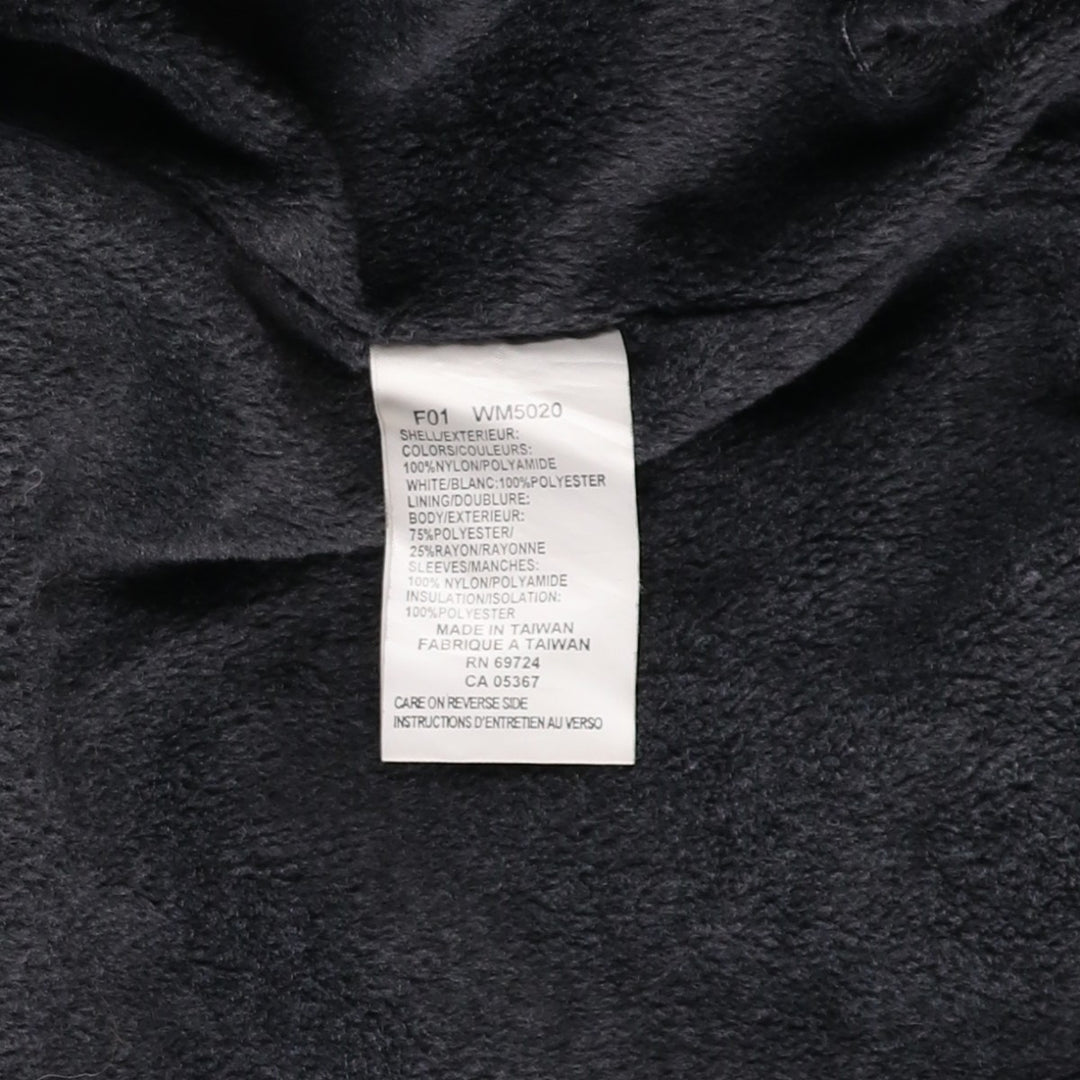 90s-00'S Columbia Men's XL Padded Puffer Jacket Nylon Navy blue Vintage Second Hand