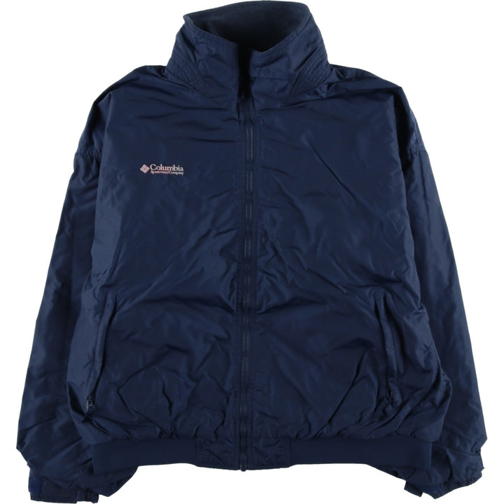 90s-00'S Columbia Men's XL Padded Puffer Jacket Nylon navy blue type Vintage Second Hand