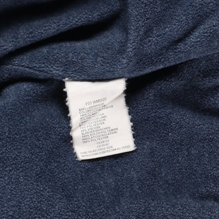 90s-00'S Columbia Men's XL Padded Puffer Jacket Nylon navy blue type Vintage Second Hand