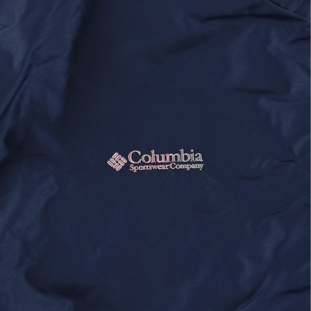 90s-00'S Columbia Men's XL Padded Puffer Jacket Nylon navy blue type Vintage Second Hand