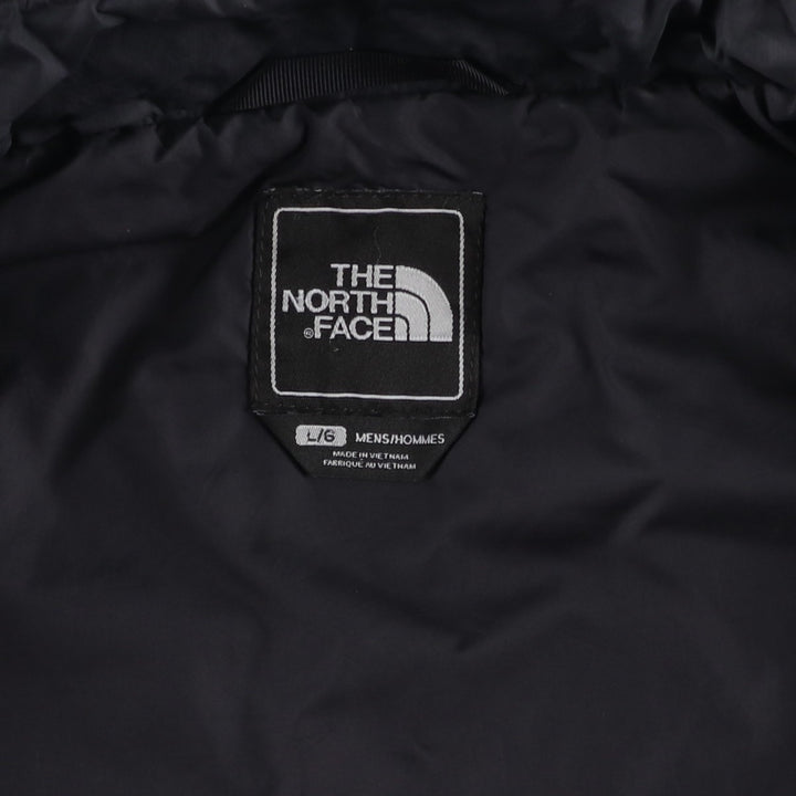 The North Face Men's Padded Puffer Jacket, Size L Nylon black type Vintage Second Hand