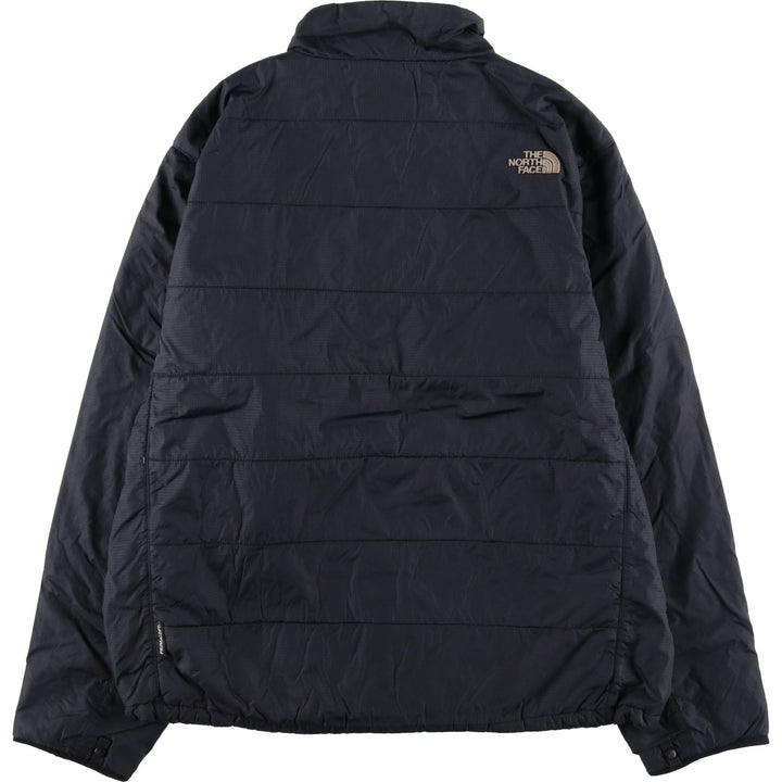 The North Face Primaloft Check Pattern Padded Puffer Jacket, Men's Size XL Nylon black type Vintage Second Hand