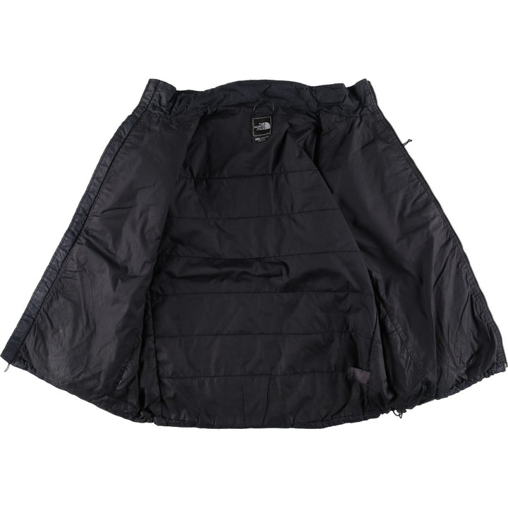 The North Face Primaloft Check Pattern Padded Puffer Jacket, Men's Size XL Nylon black type Vintage Second Hand