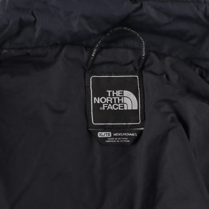 The North Face Primaloft Check Pattern Padded Puffer Jacket, Men's Size XL Nylon black type Vintage Second Hand