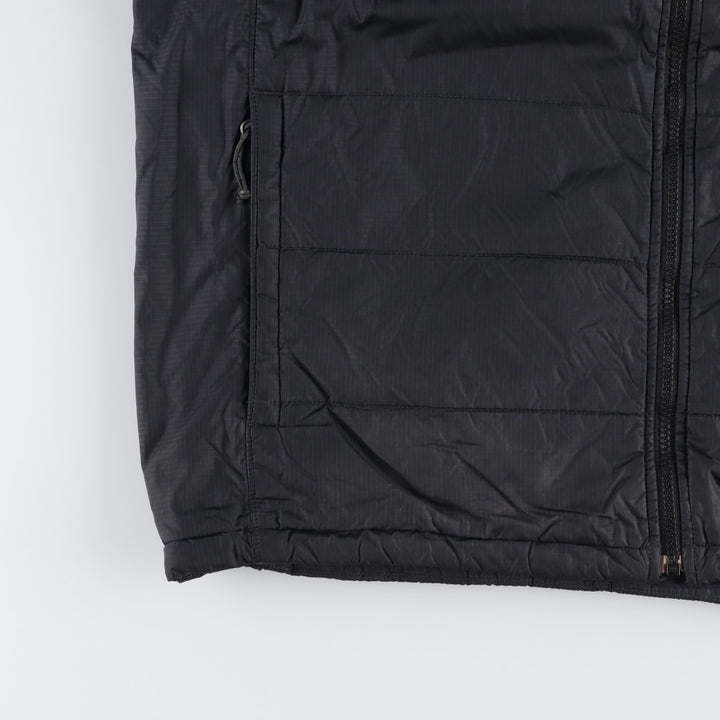 The North Face Primaloft Check Pattern Padded Puffer Jacket, Men's Size XL Nylon black type Vintage Second Hand