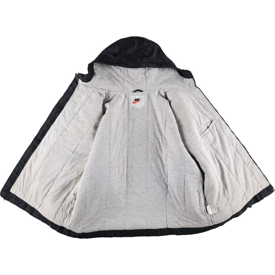 90'S Nike Padded Parka Puffer Jacket Men's XL Vintage Nylon red type Vintage Second Hand