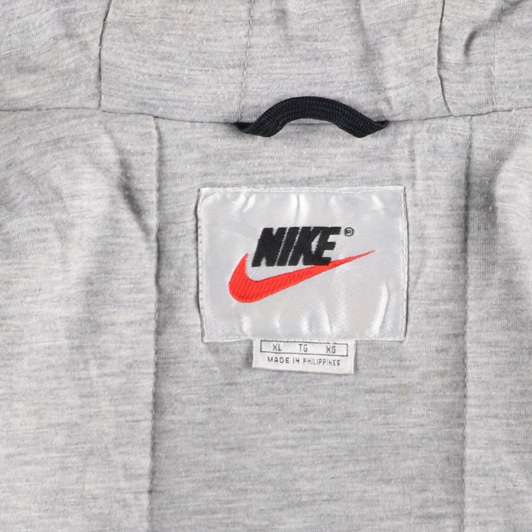 90'S Nike Padded Parka Puffer Jacket Men's XL Vintage Nylon red type Vintage Second Hand