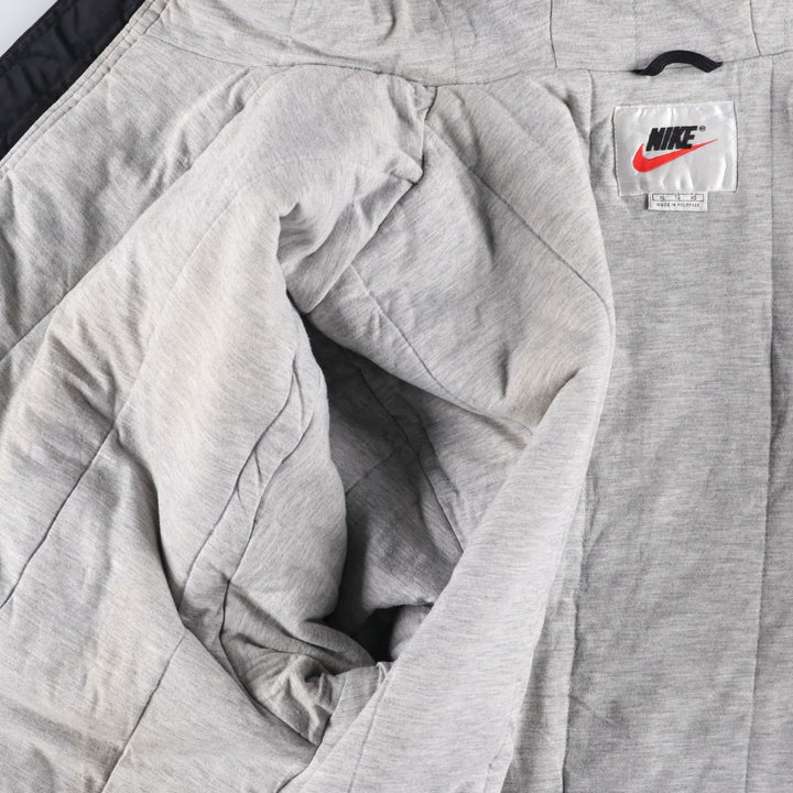 90'S Nike Padded Parka Puffer Jacket Men's XL Vintage Nylon red type Vintage Second Hand