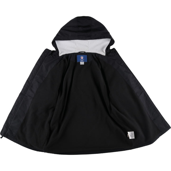 Reebok NFL LAS VEGAS RAIDERS Windbreaker, Men's Size L polyester black type Vintage Second Hand