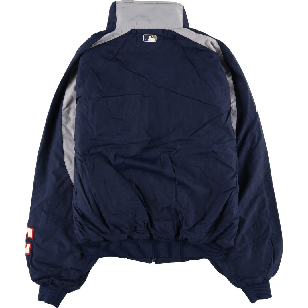 90s-00'S Majestic MLB Washington Nationals Padded Puffer Jacket, Men's Size L Nylon navy blue type Vintage Second Hand