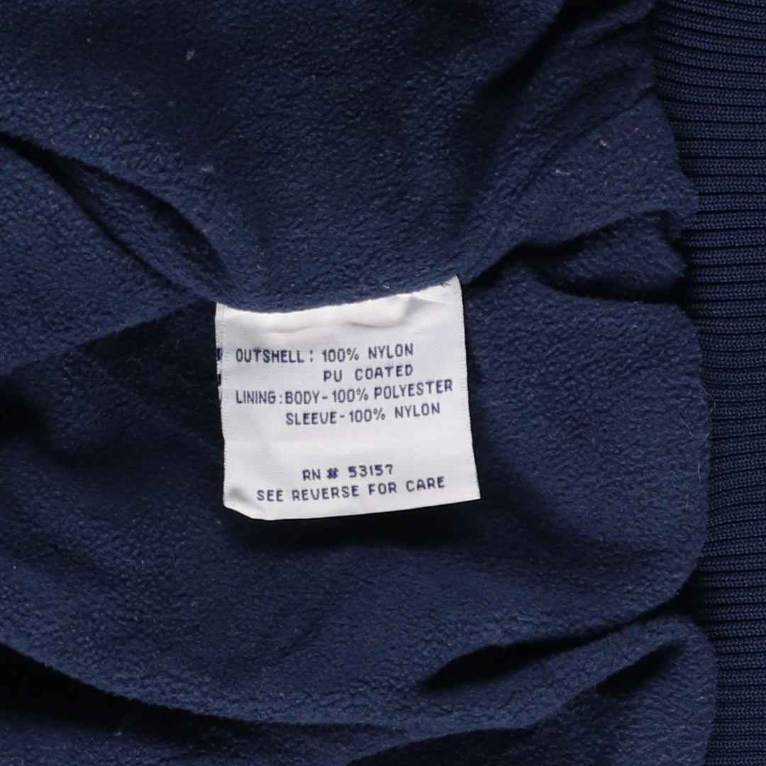 90s-00'S Majestic MLB Washington Nationals Padded Puffer Jacket, Men's Size L Nylon navy blue type Vintage Second Hand