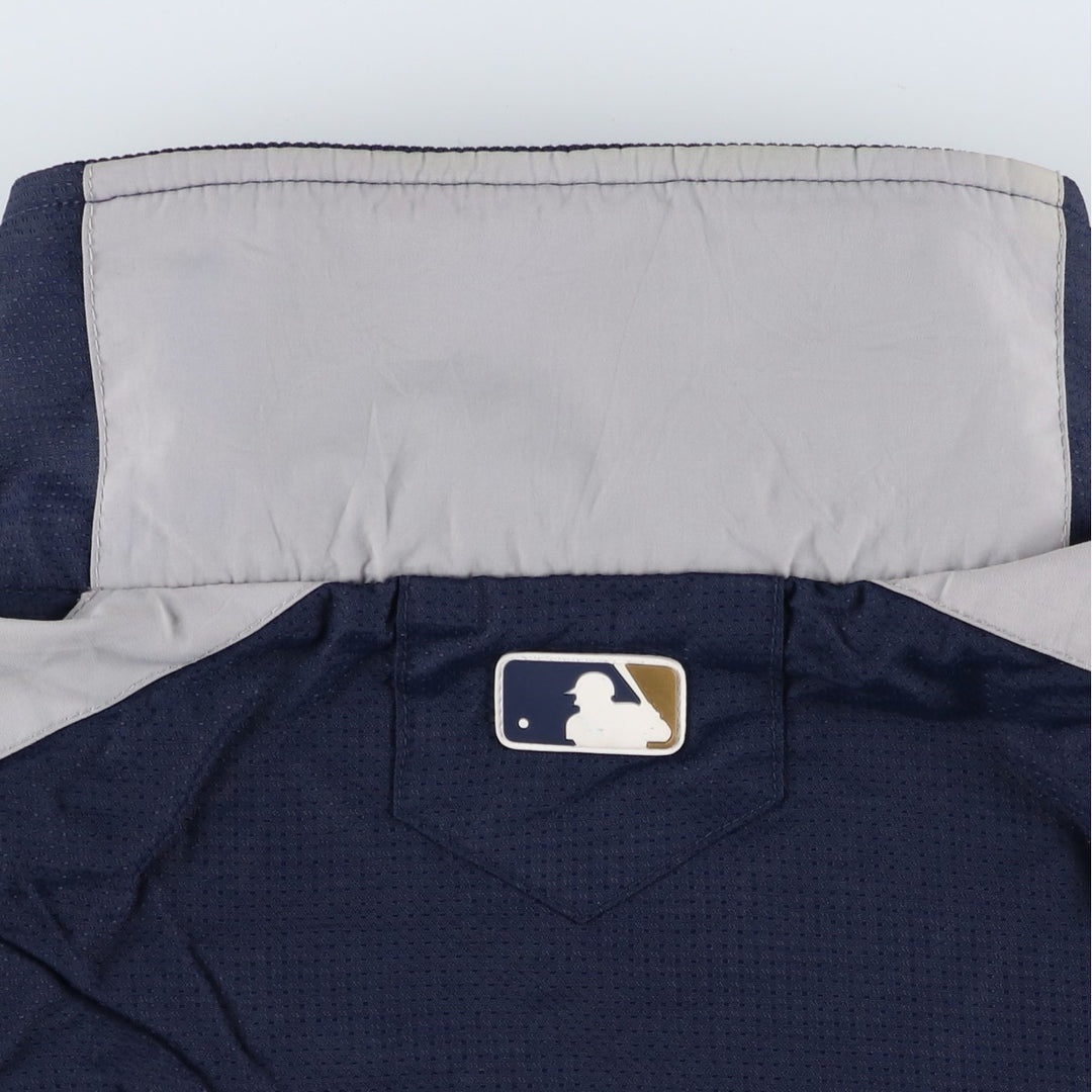 90s-00'S Majestic MLB Washington Nationals Padded Puffer Jacket, Men's Size L Nylon navy blue type Vintage Second Hand