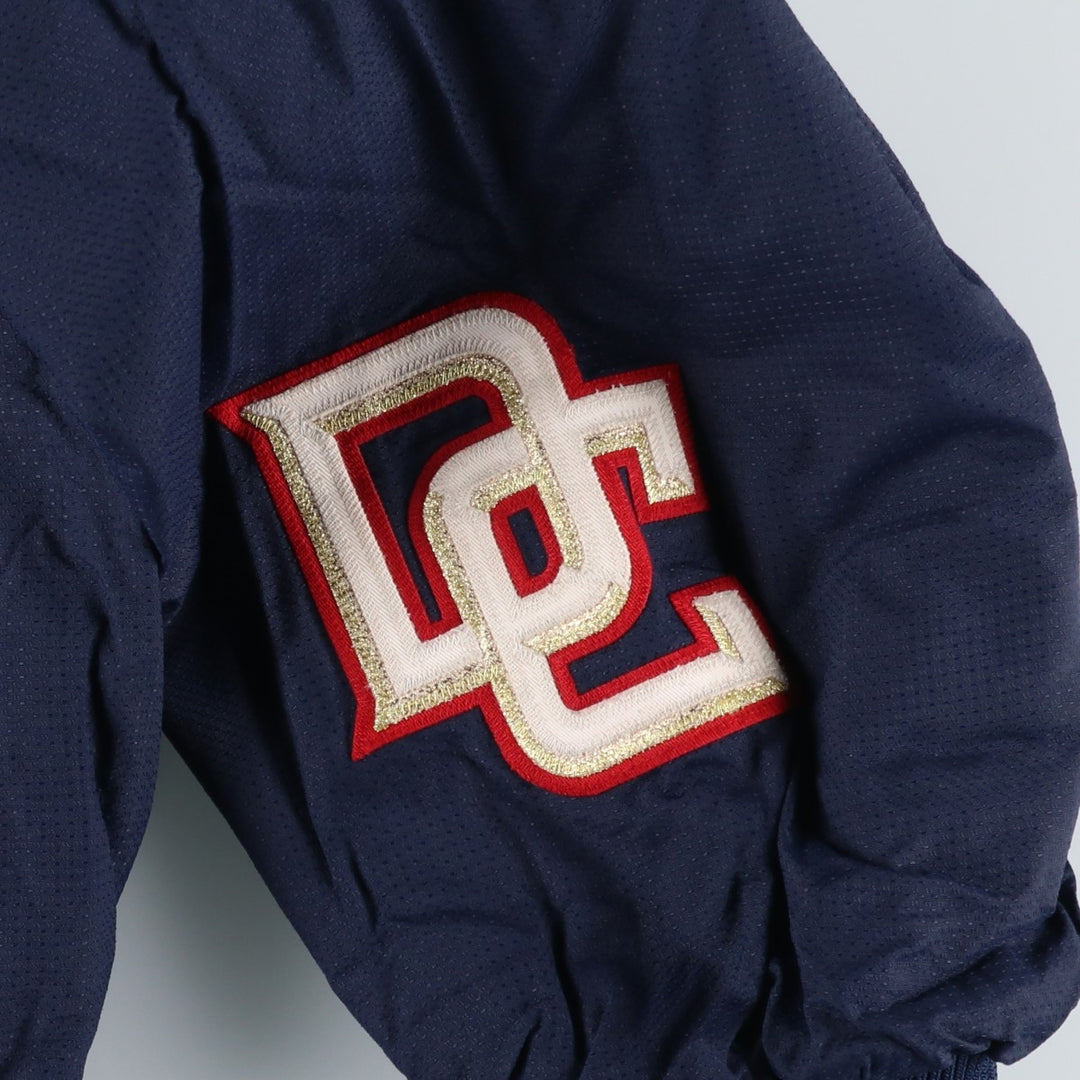 90s-00'S Majestic MLB Washington Nationals Padded Puffer Jacket, Men's Size L Nylon navy blue type Vintage Second Hand