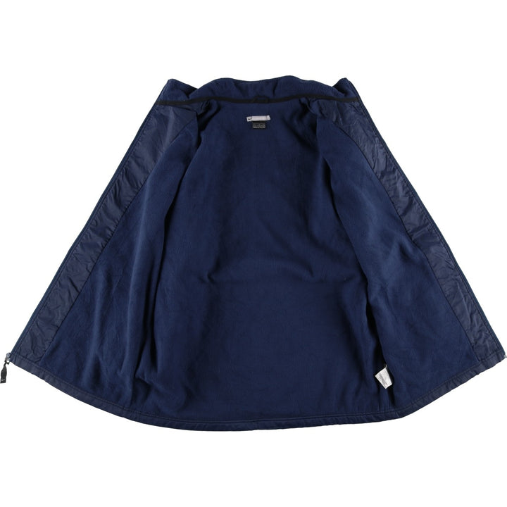 2000'S Nike padded puffer jacket, men's size L Nylon navy blue type Vintage Second Hand