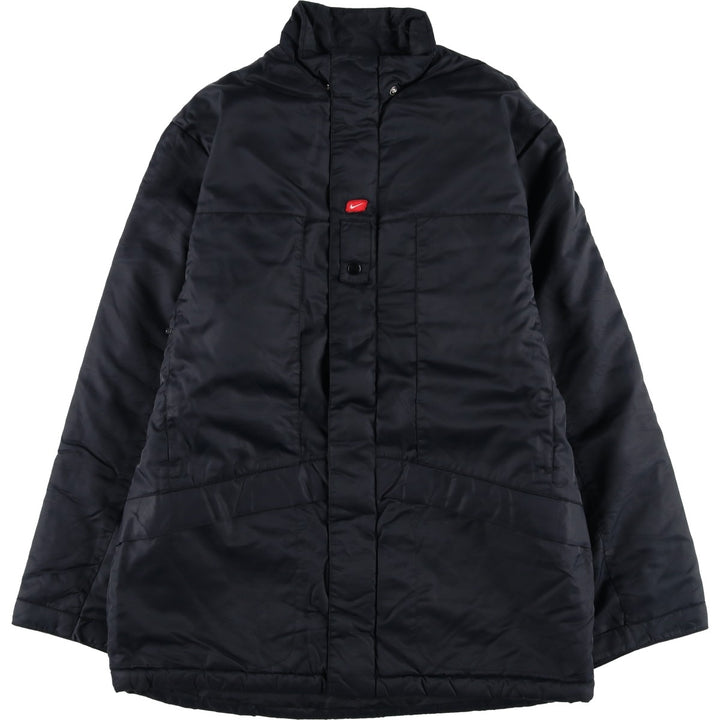 2000'S Nike padded puffer jacket, men's size L Nylon black type Vintage Second Hand