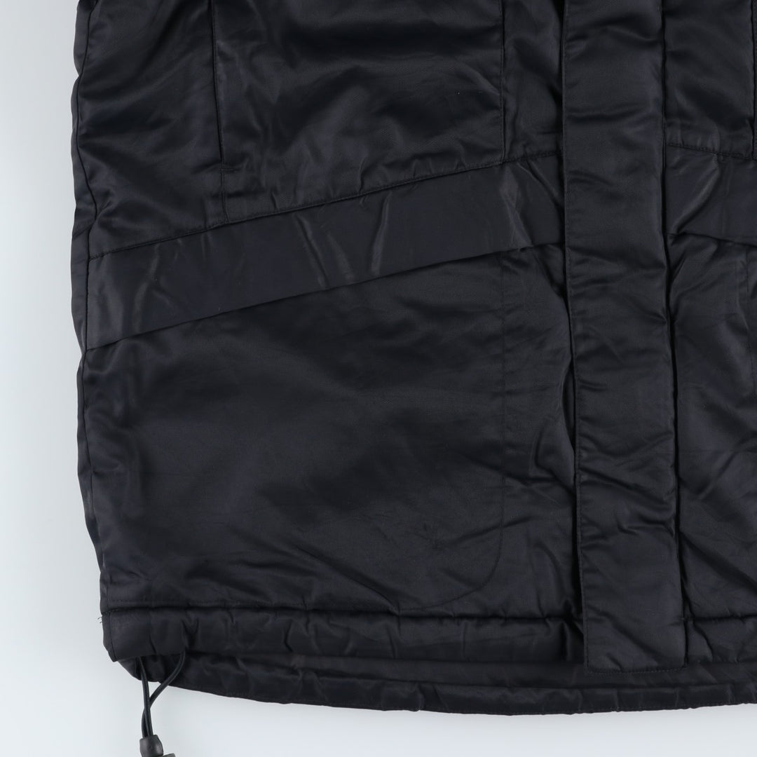 2000'S Nike padded puffer jacket, men's size L Nylon black type Vintage Second Hand