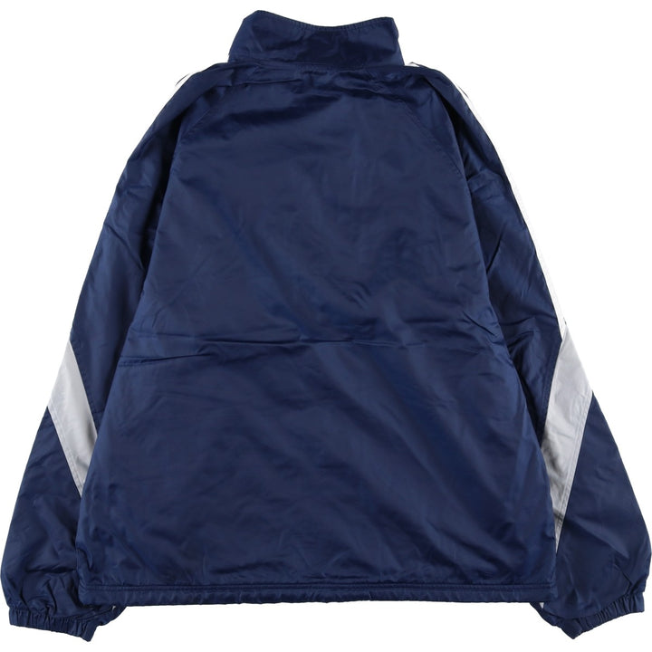 00'S Adidas nylon jacket, men's size L Nylon navy blue type Vintage Second Hand