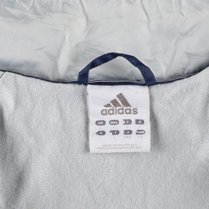 00'S Adidas nylon jacket, men's size L Nylon navy blue type Vintage Second Hand