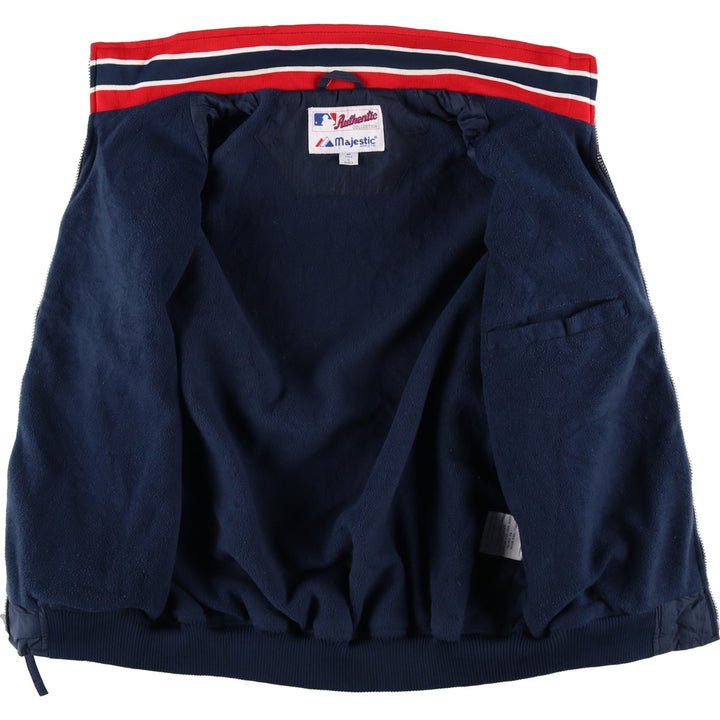 90s-00'S Majestic MLB Minnesota Twins Padded Puffer Jacket, Men's Size Medium Nylon navy blue type Vintage Second Hand