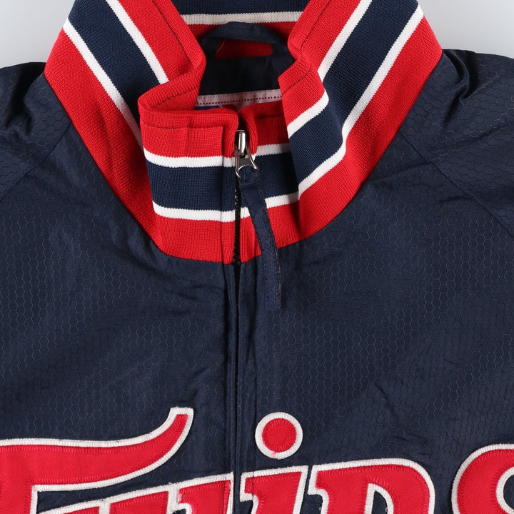 90s-00'S Majestic MLB Minnesota Twins Padded Puffer Jacket, Men's Size Medium Nylon navy blue type Vintage Second Hand