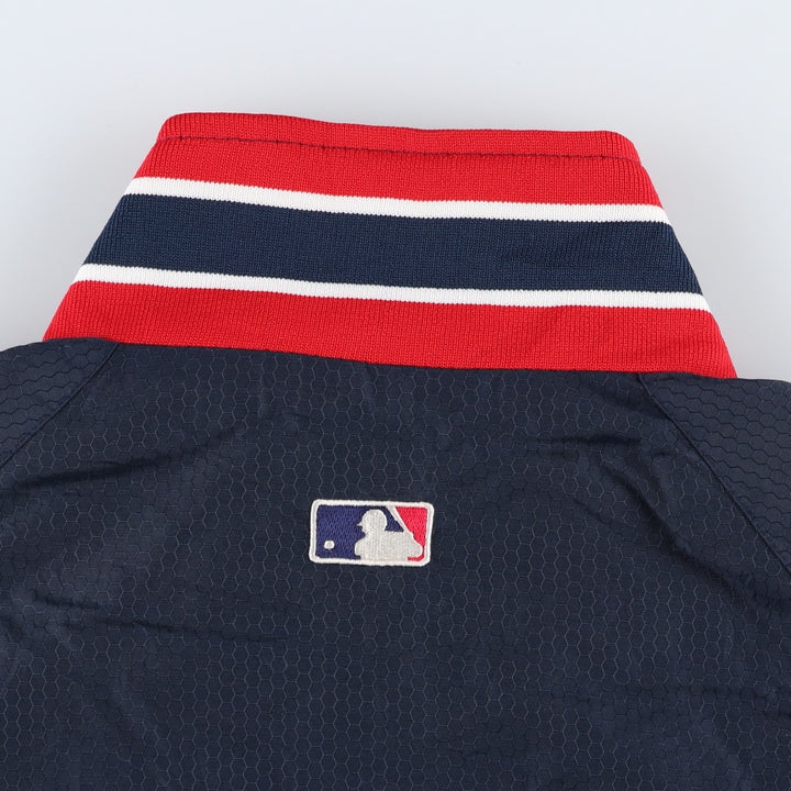 90s-00'S Majestic MLB Minnesota Twins Padded Puffer Jacket, Men's Size Medium Nylon navy blue type Vintage Second Hand