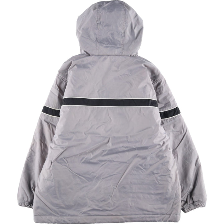 2000'S Nike Reversible Padded Puffer Jacket, Men's Size L Nylon gray type Vintage Second Hand