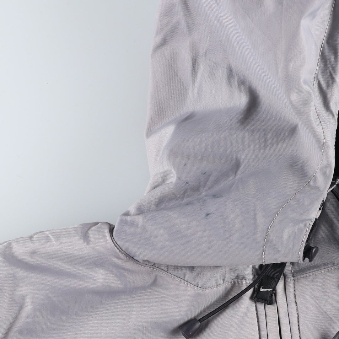 2000'S Nike Reversible Padded Puffer Jacket, Men's Size L Nylon gray type Vintage Second Hand