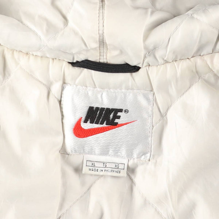 90'S Nike Padded Parka Puffer Jacket Men's XL Vintage polyester black type Vintage Second Hand