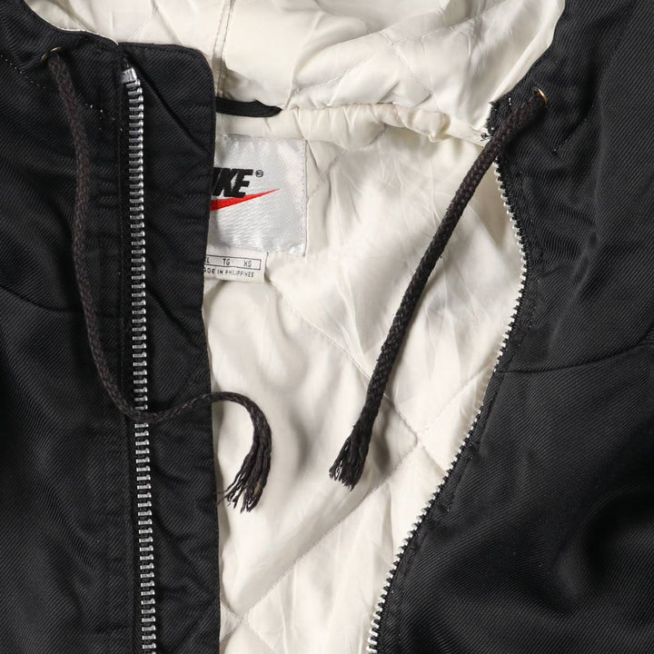 90'S Nike Padded Parka Puffer Jacket Men's XL Vintage polyester black type Vintage Second Hand