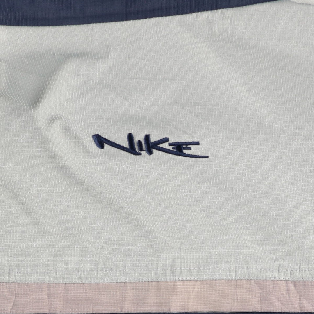 2000'S Nike padded puffer jacket, men's size M Nylon navy blue type Vintage Second Hand