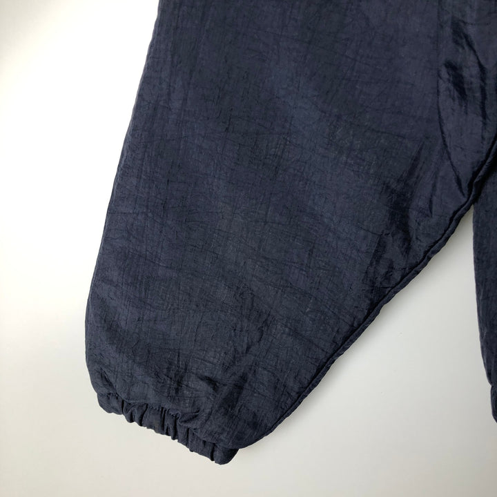 90'S Reebok Men's Size L Vintage Padded Puffer Jacket Nylon navy blue type Vintage Second Hand