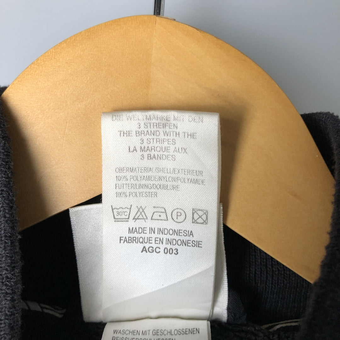 2000'S Nike pullover half-zip puffer jacket, men's size M polyamide black type Vintage Second Hand