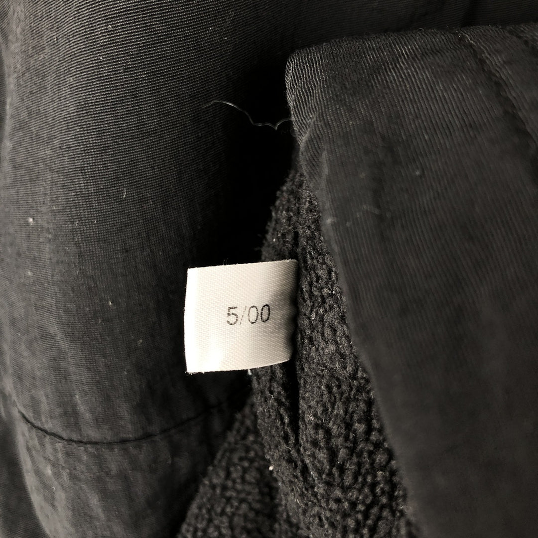 2000'S Nike pullover half-zip puffer jacket, men's size M polyamide black type Vintage Second Hand