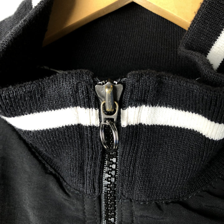 2000'S Nike pullover half-zip puffer jacket, men's size M polyamide black type Vintage Second Hand